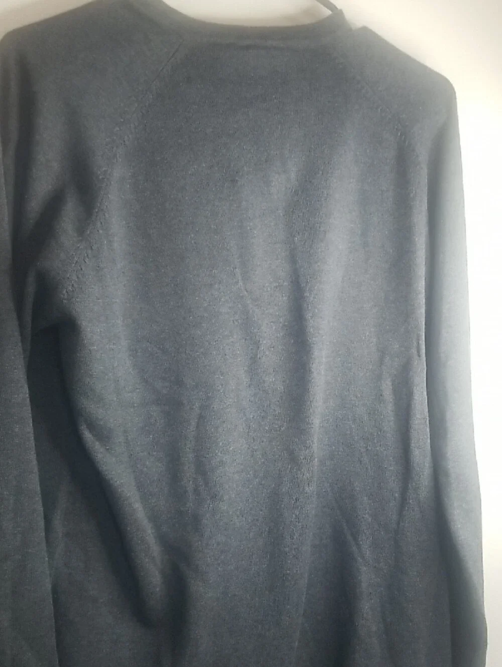 GAP Men's V-Neck Long Sleeve Sweatshirt - Charcoal Gray